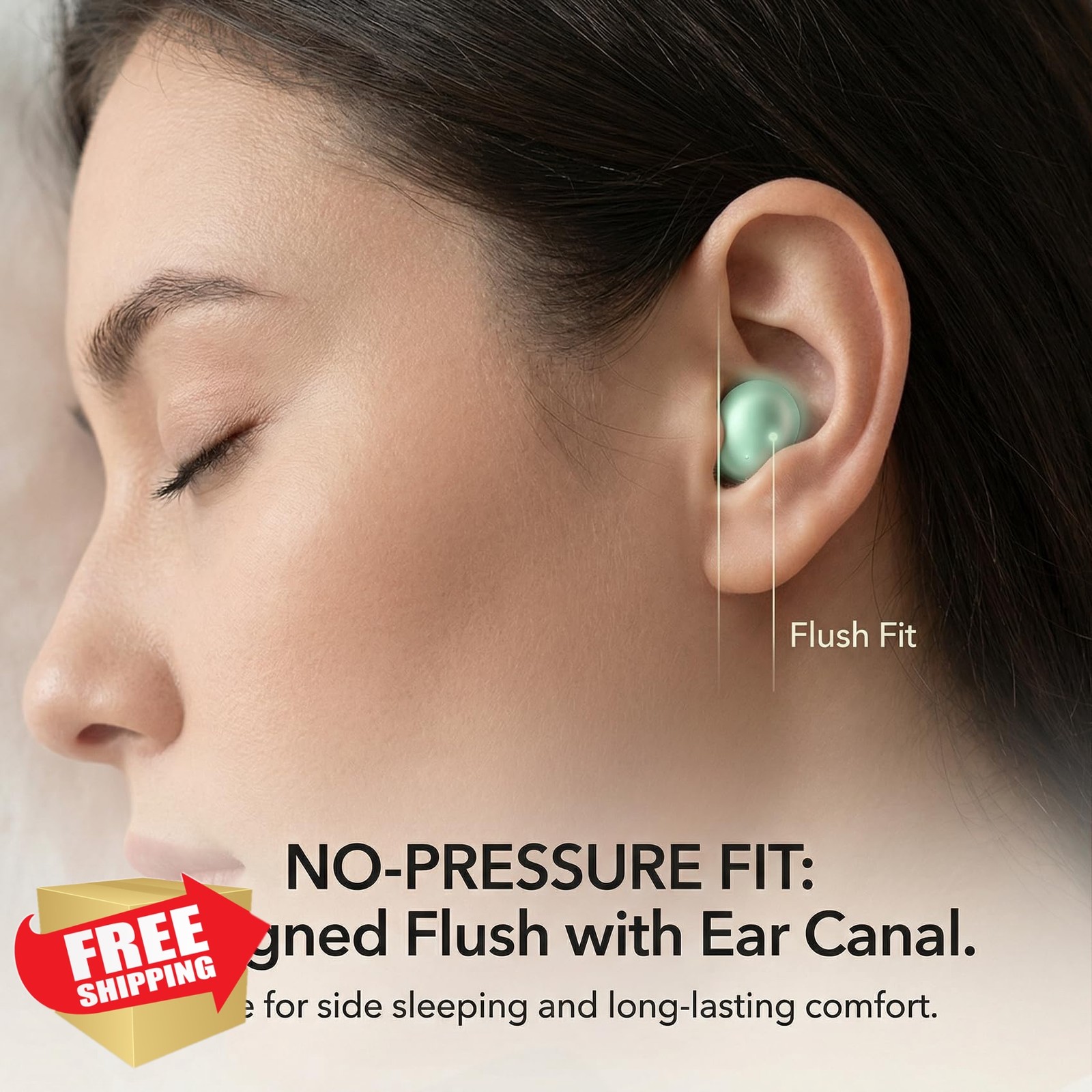 Medocis Sleep Earbuds Lunar White Bluetooth 5.4
