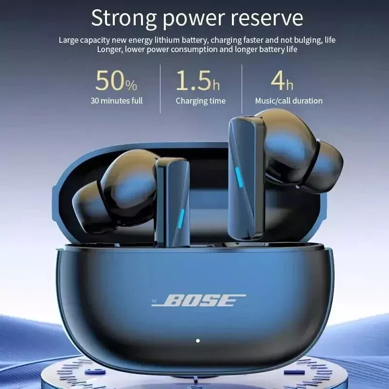 Bose Mate 50 Wireless Bluetooth Headset Touch Control Mic Earbuds Headphones…