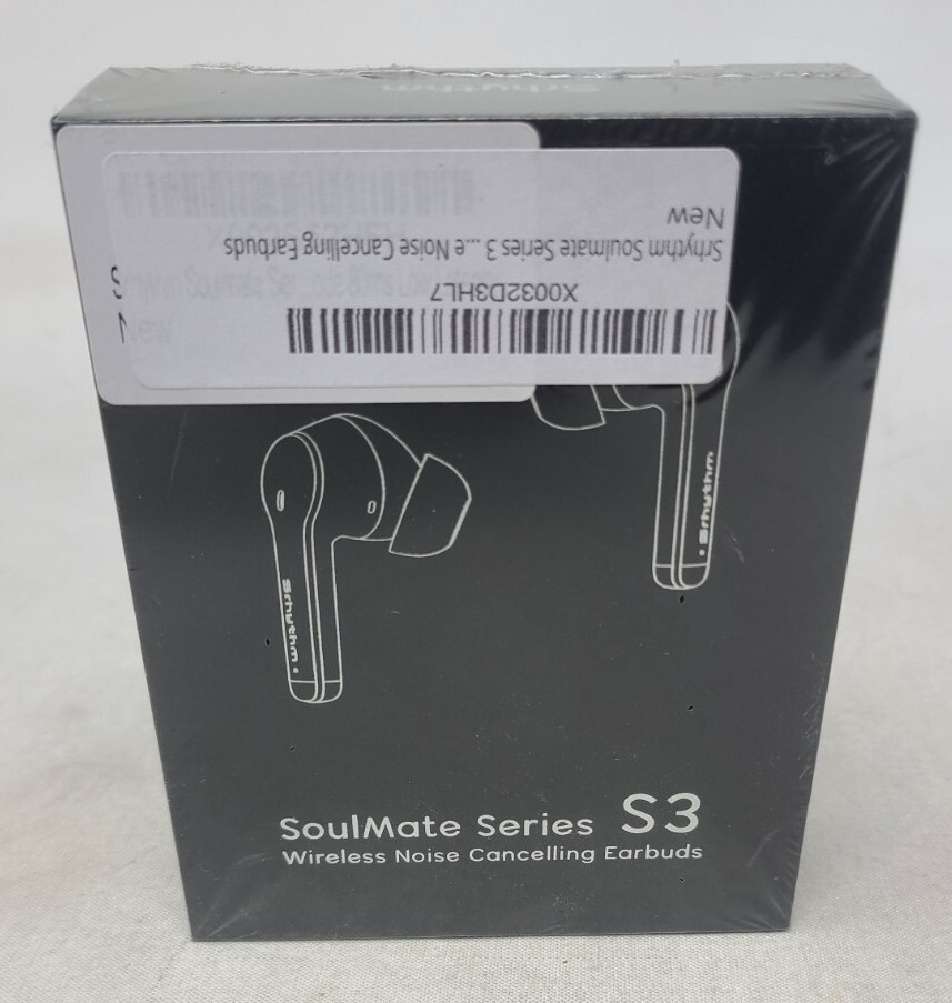 Srhythm SoulMate Series S3 Wireless Noise Cancelling Earbuds.New-Factory Sealed