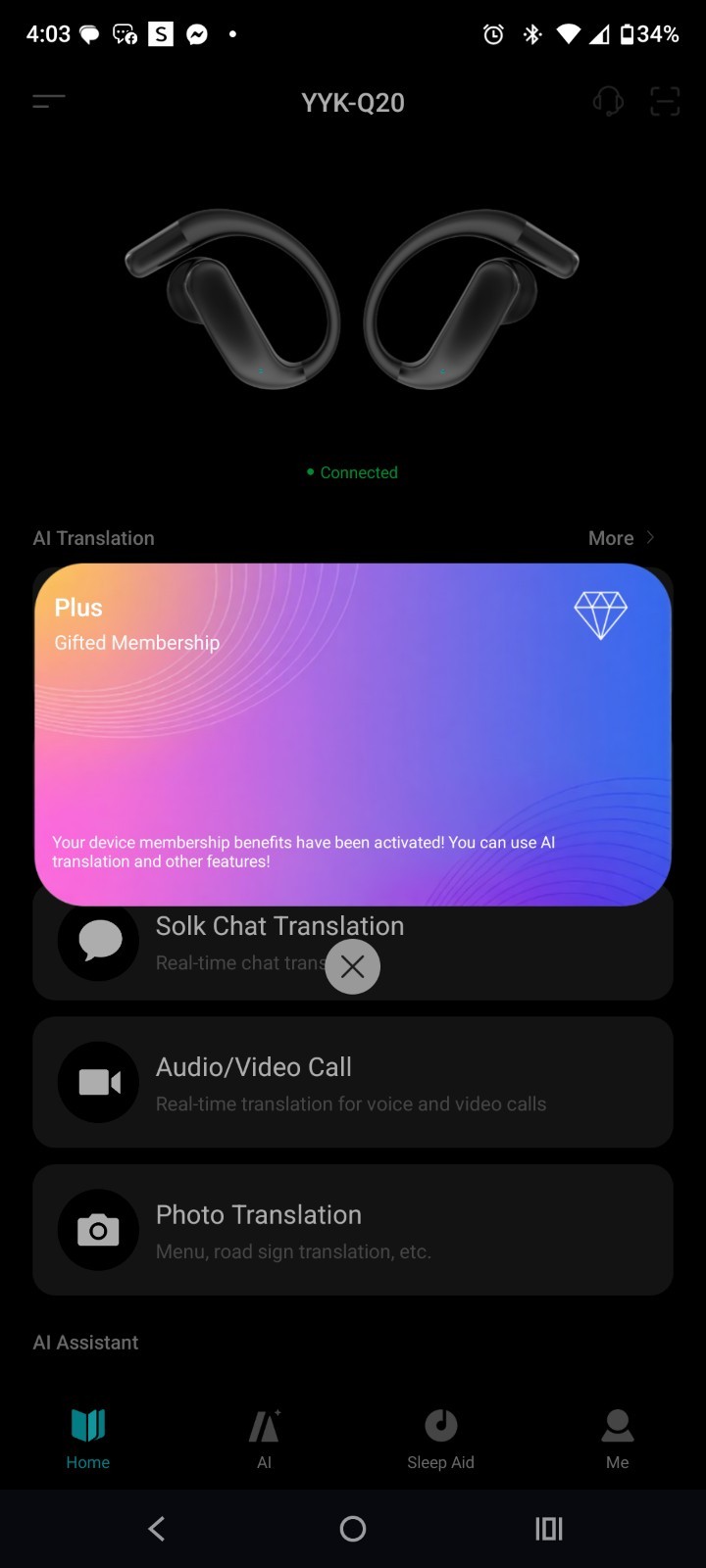 ai translator earbuds