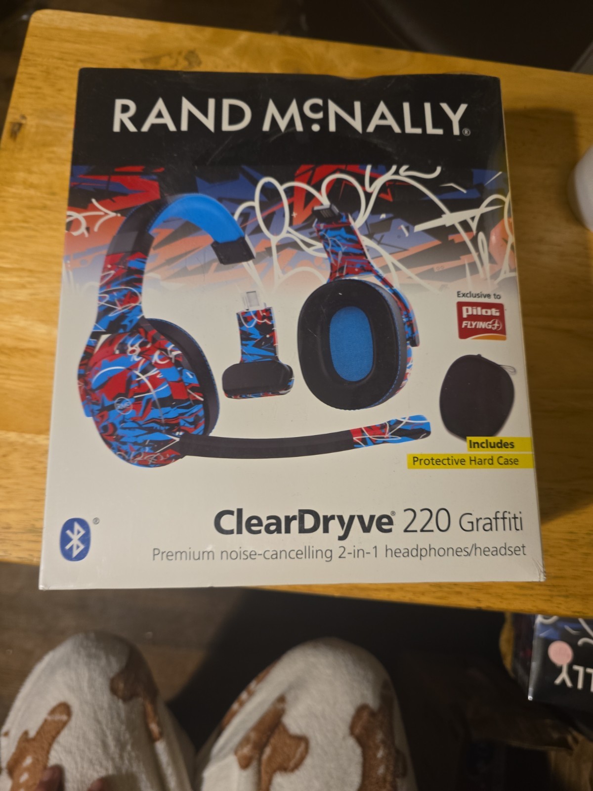 Rand McNally Cleardryve 50 Bluetooth 2-in-1 Wireless Headphones – Black