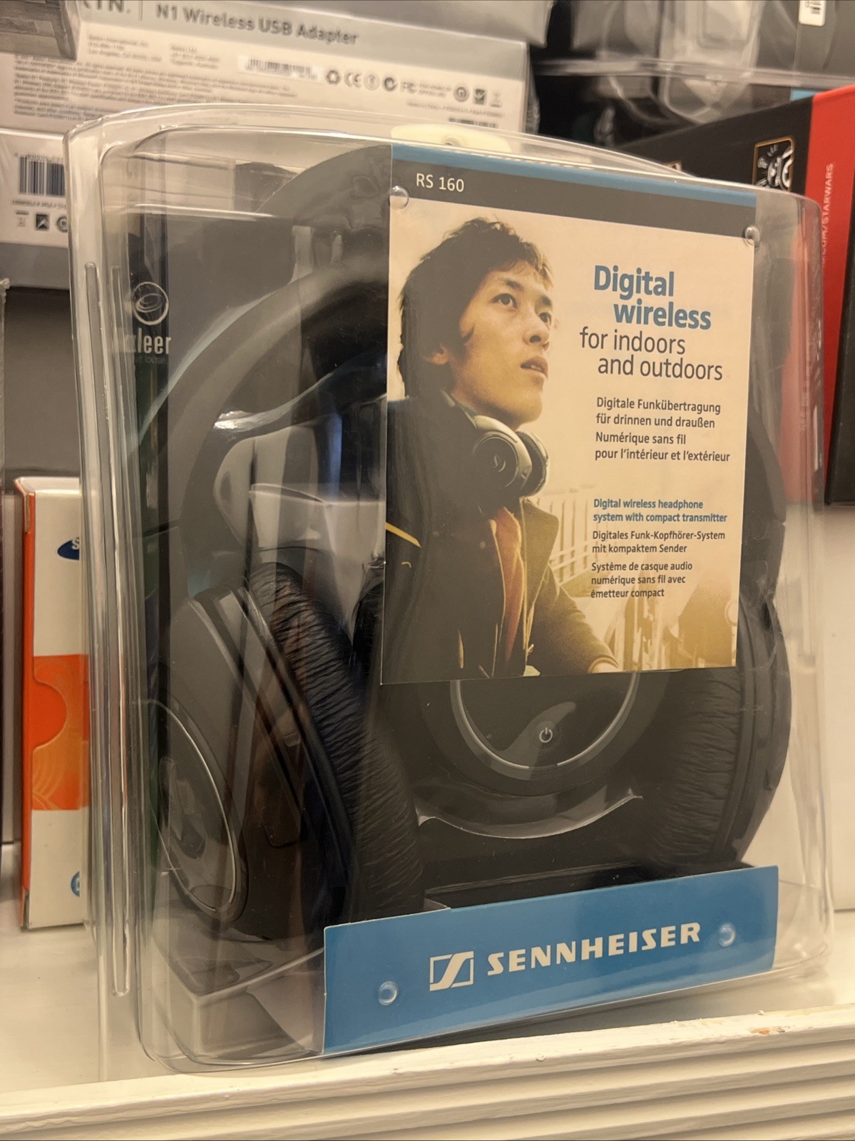 Brand New Factory Sealed Sennheiser HDR 160 Headband Wireless Headphones Black
