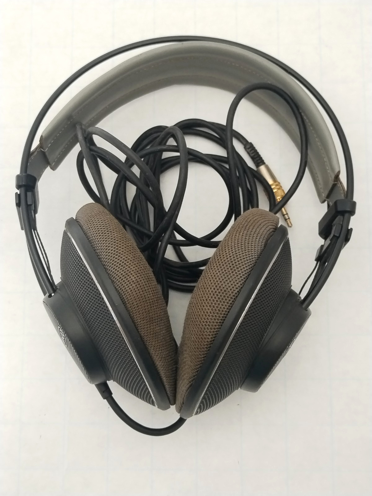 AKG K500 Vintage Open Back Headphones Austria 120 Ohm 1/4” Plug