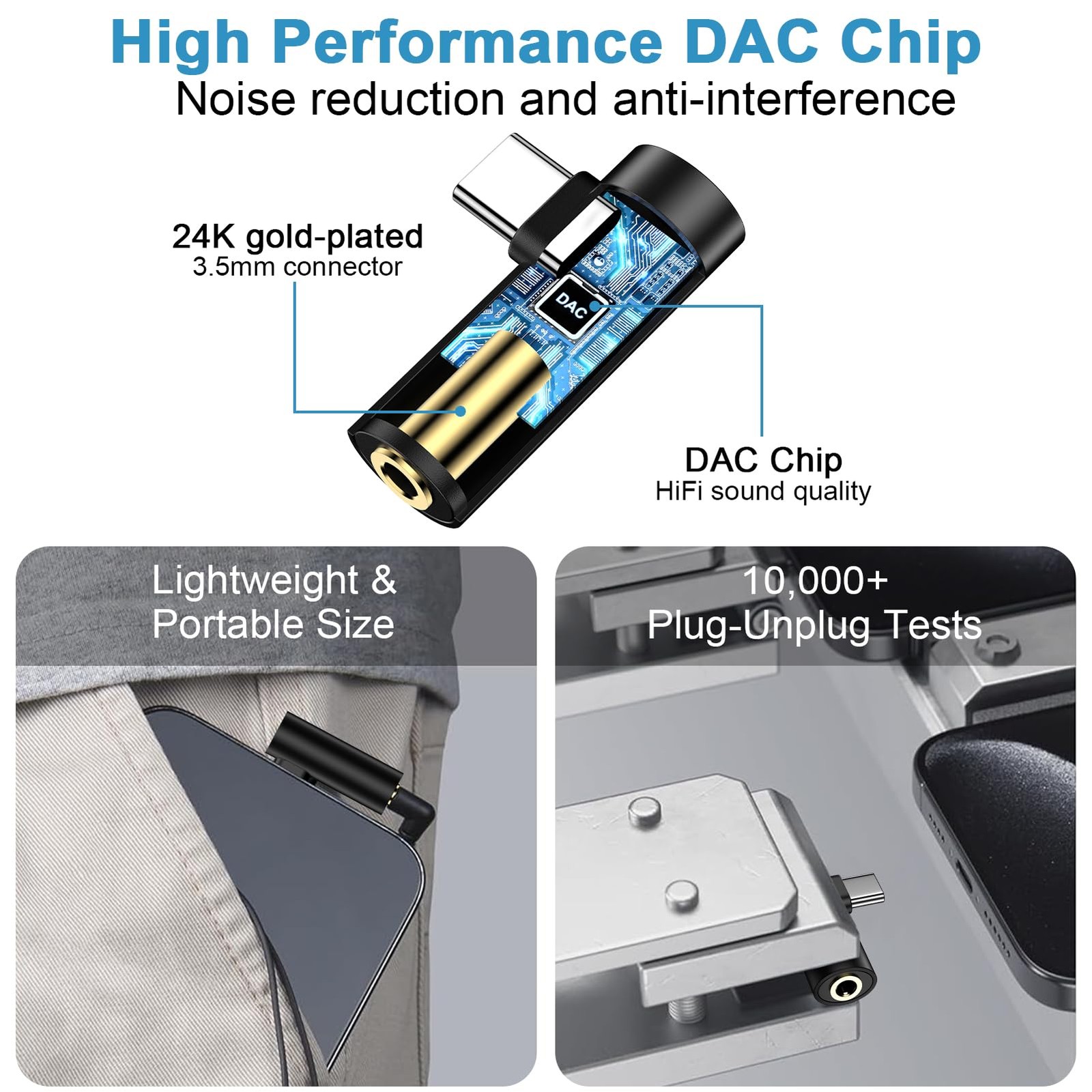USB C to 3.5mm Headphone Jack Adapter for Samsung Galaxy A17 A16 A35 S26 Ultra S