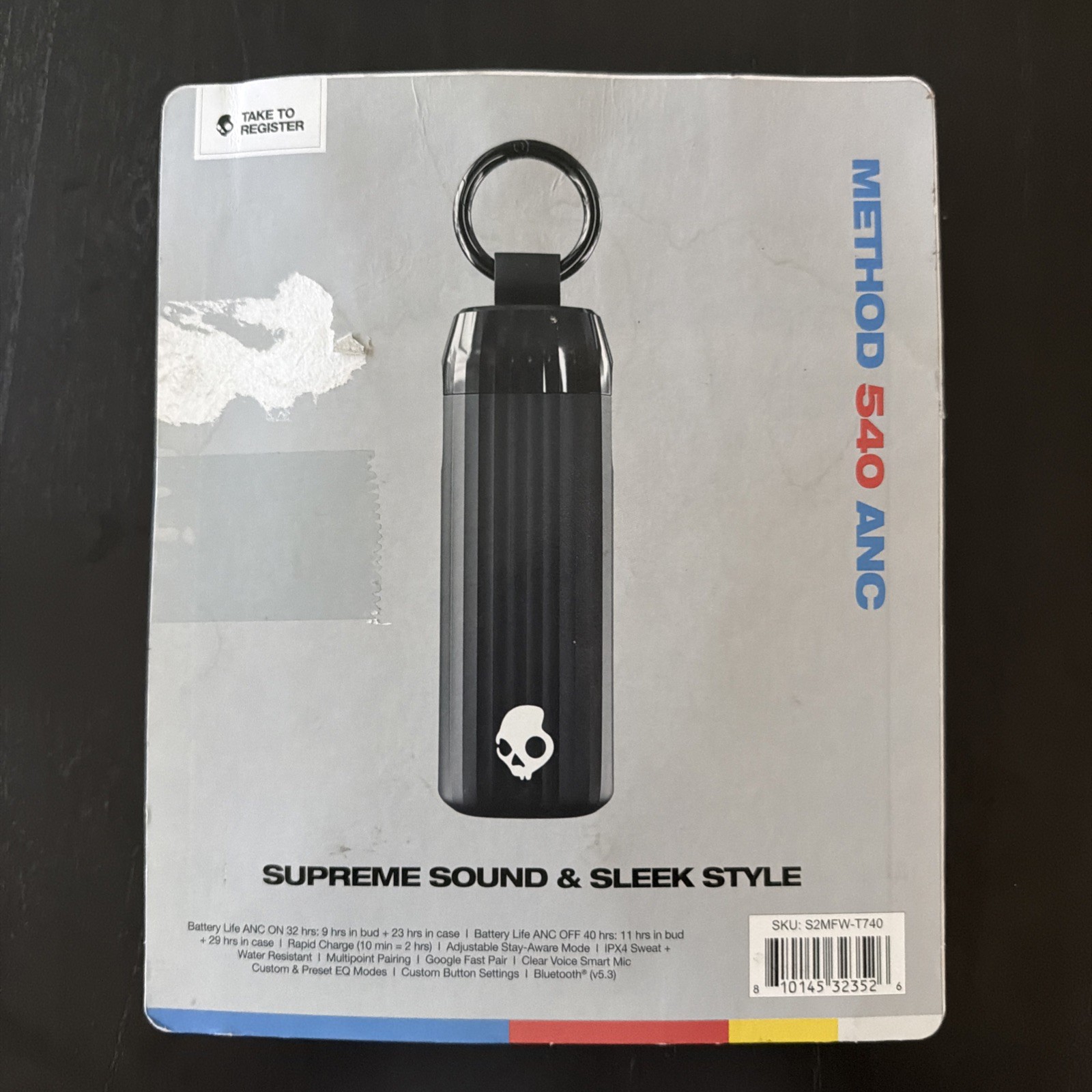 Skullcandy Method 540 ANC Bluetooth Headphones DAMAGED PACKAGING / NEW
