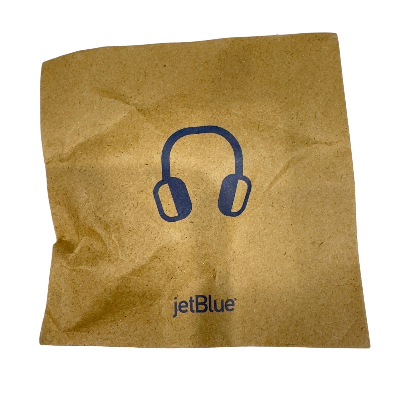 JetBlue Airline In-Flight Wired Headphones Earbuds New Sealed Travel Accessory