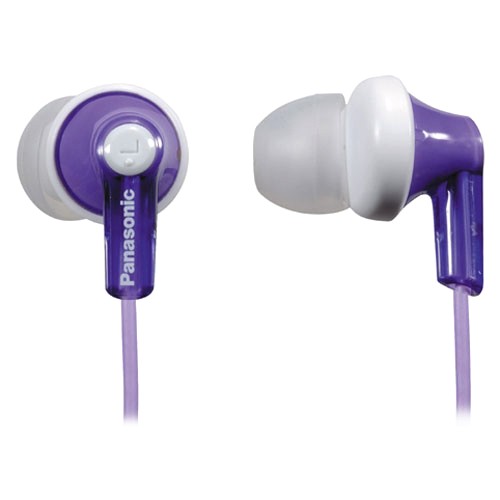 Panasonic RP-HJE120-V Earphone – Stereo – Violet – Wired – 16 Ohm – 20 Hz 20 kHz