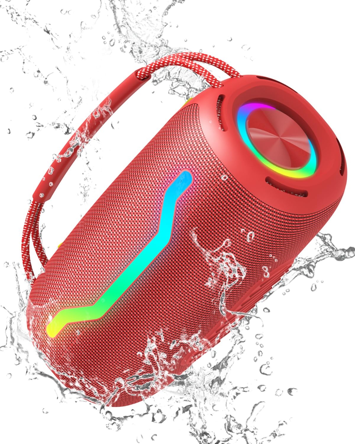 Portable Bluetooth Speaker with Light, Waterproof Karaoke Machine for Adults …