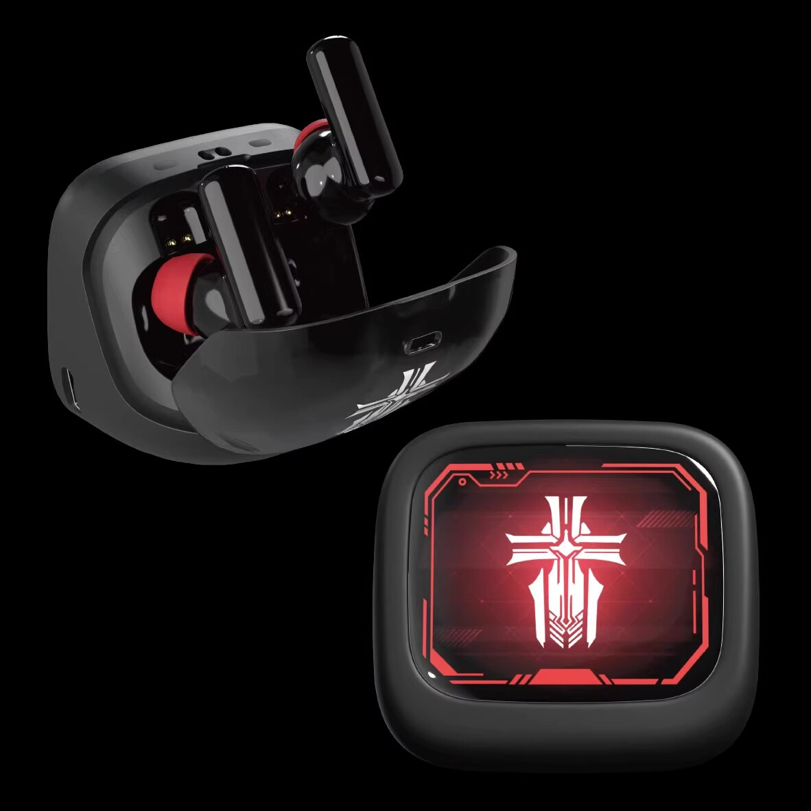 Anime Azur Lane Iron Blood LED Touch Screen Wireless Bluetooth TVHeadset W/Base