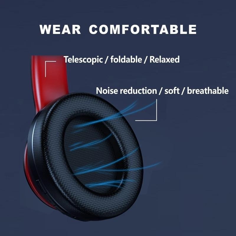 Lenovo HD200 Bluetooth Over-Ear Foldable Wireless Headphones Stereo Headset