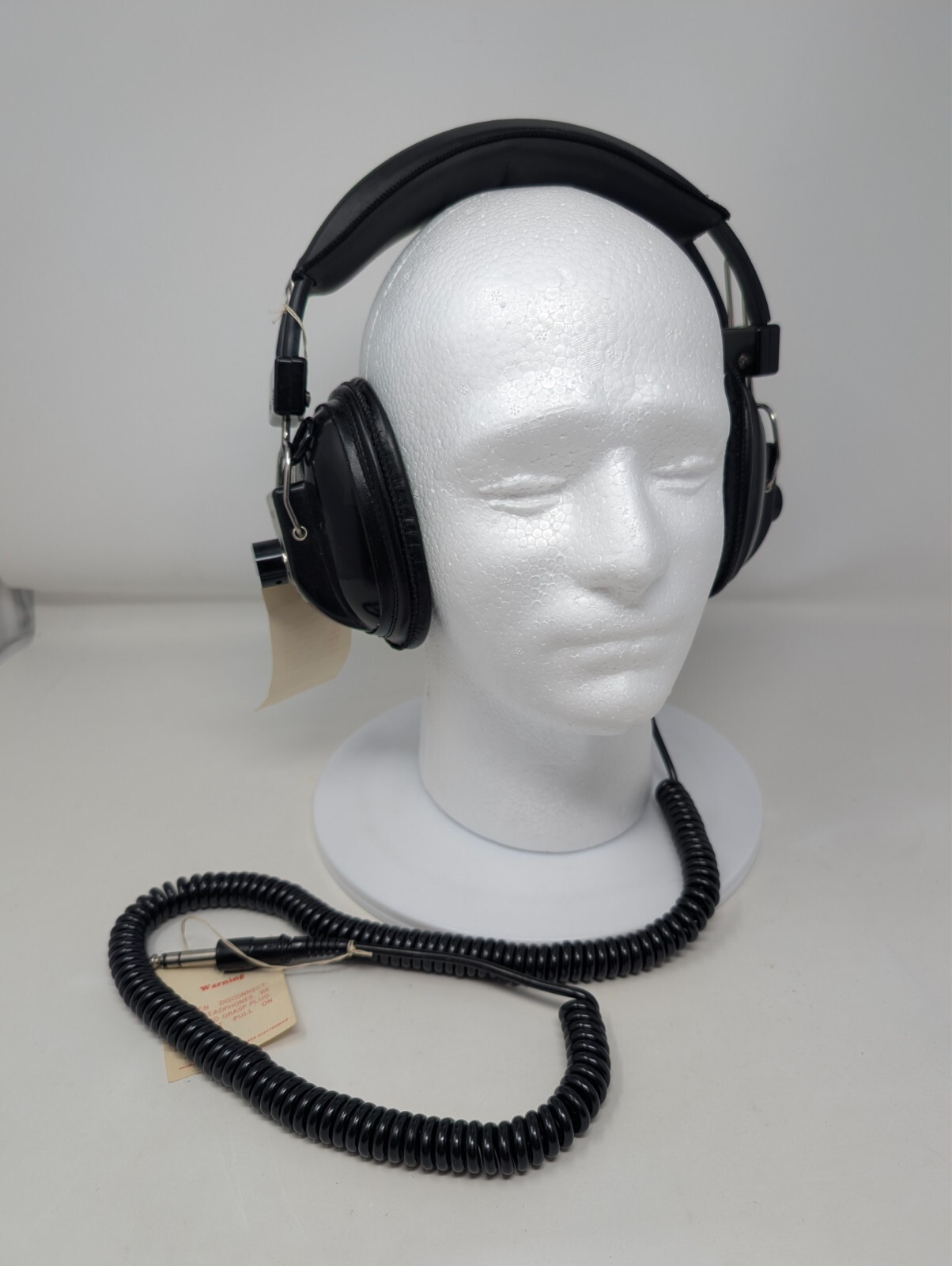 LYKES Electronics Stereo Vintage Headphones Thoro Test SHP-100 TESTED Working