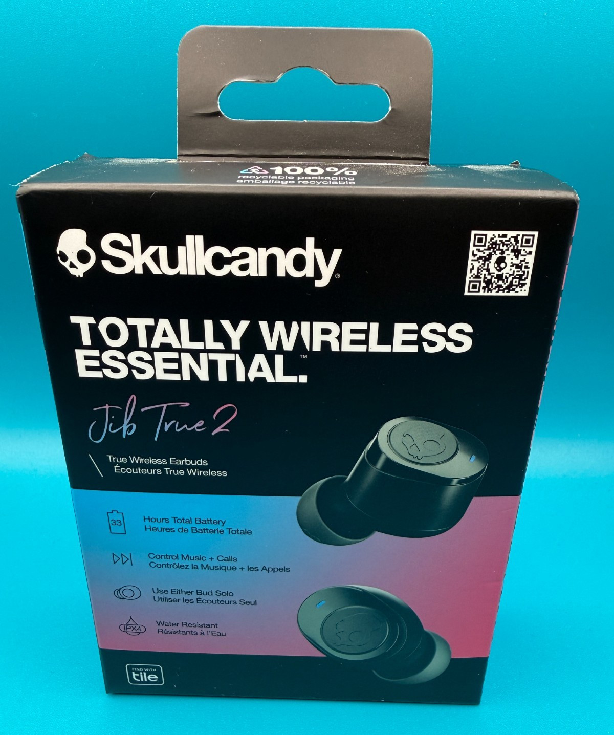 Skullcandy Jib True 2 True Totally Wireless Earbuds Bluetooth In Ear True Black