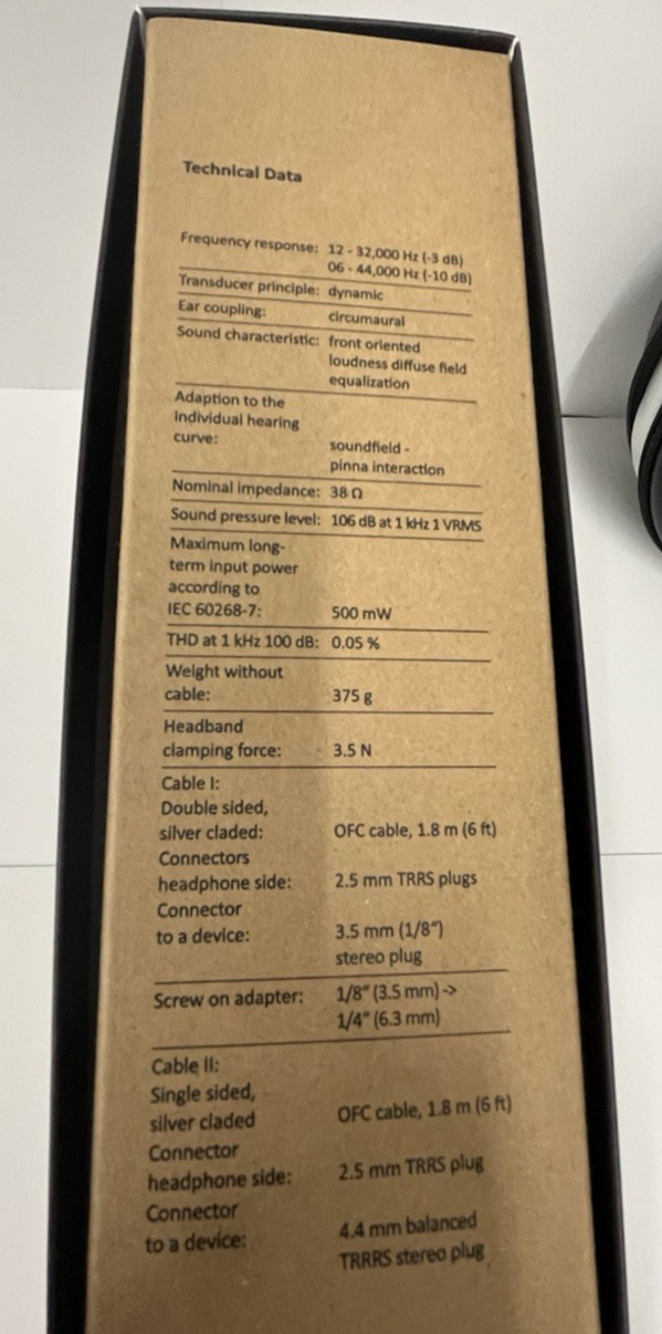 Drop X Grell OAE1 Signature Series Edition Headphones Case 4.4mm Balanced Cable