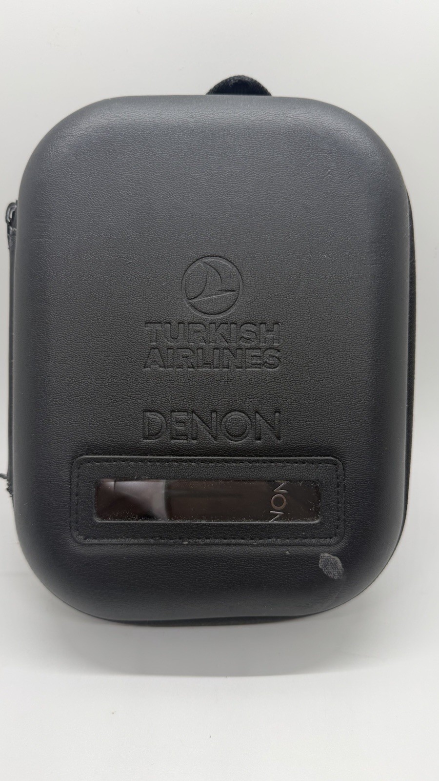 Denon, Turkish Airlines Headphones, carrying case Black and Silver, adjustable
