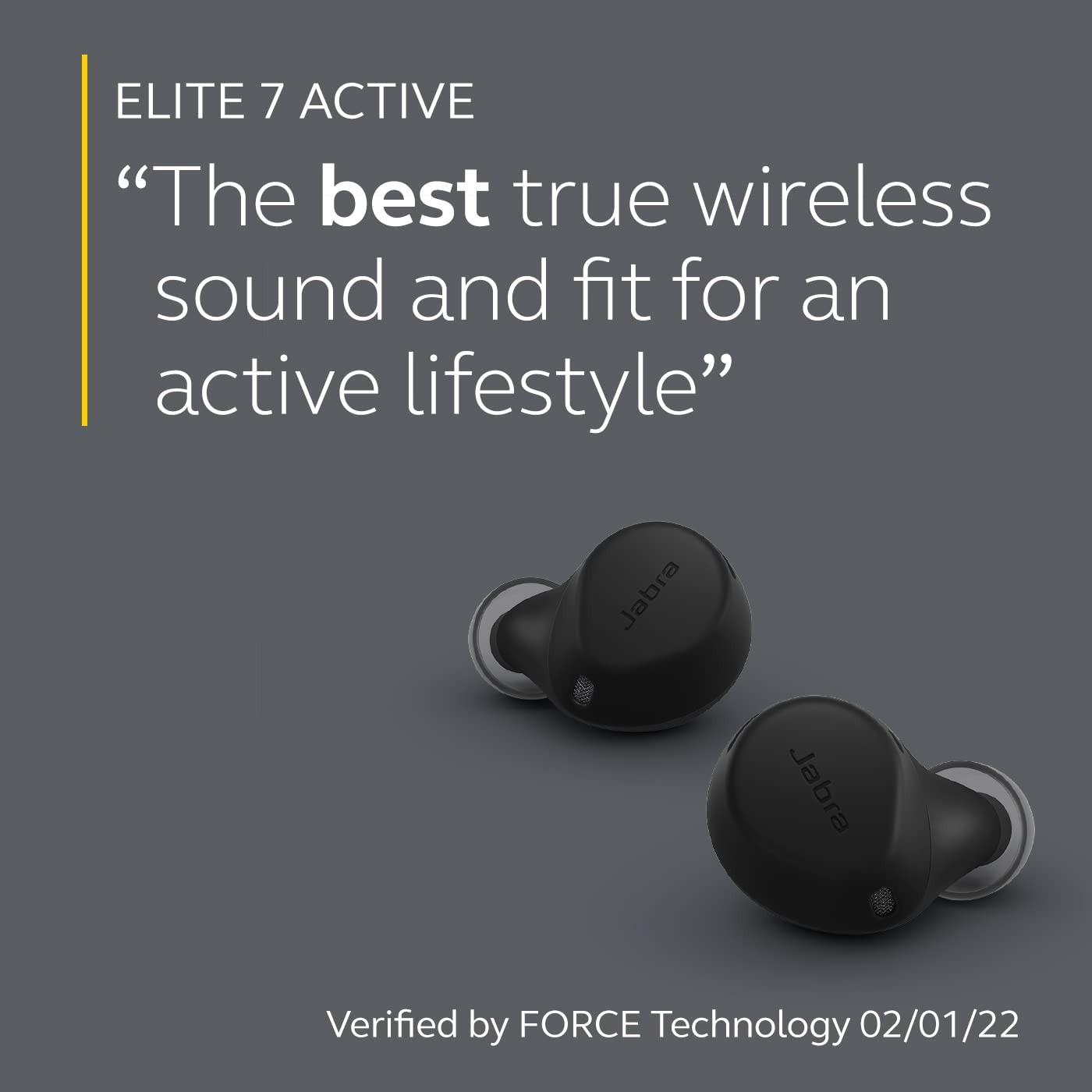 Jabra Elite 7 Active in-Ear Bluetooth Earbuds – True Wireless Sports Ear Buds