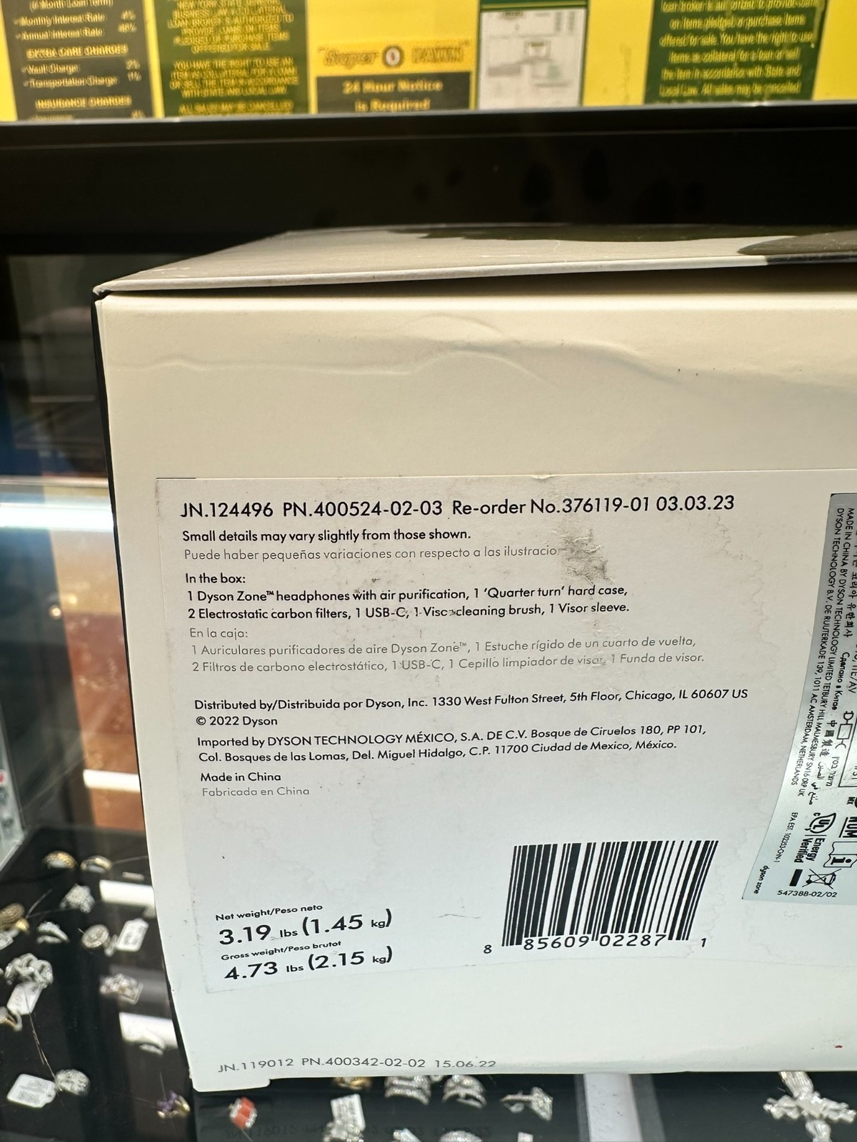 BRAND NEW SEALED Dyson Zone Noise-Cancelling Air Purifier Headphones Blue/Silver