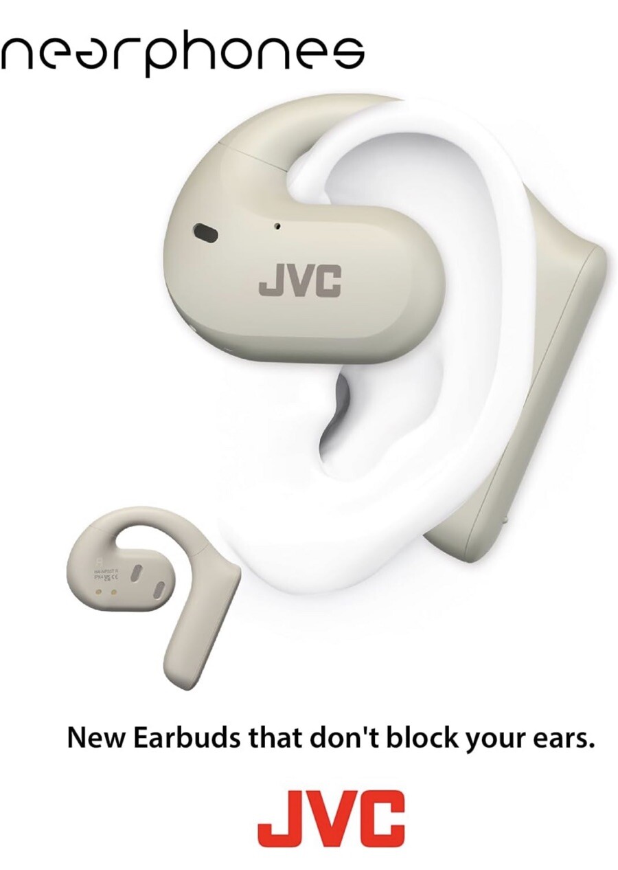 JVC Kenwood Victor HA-NP35T Wireless Earphones Bluetooth Nearphones NEW!!!