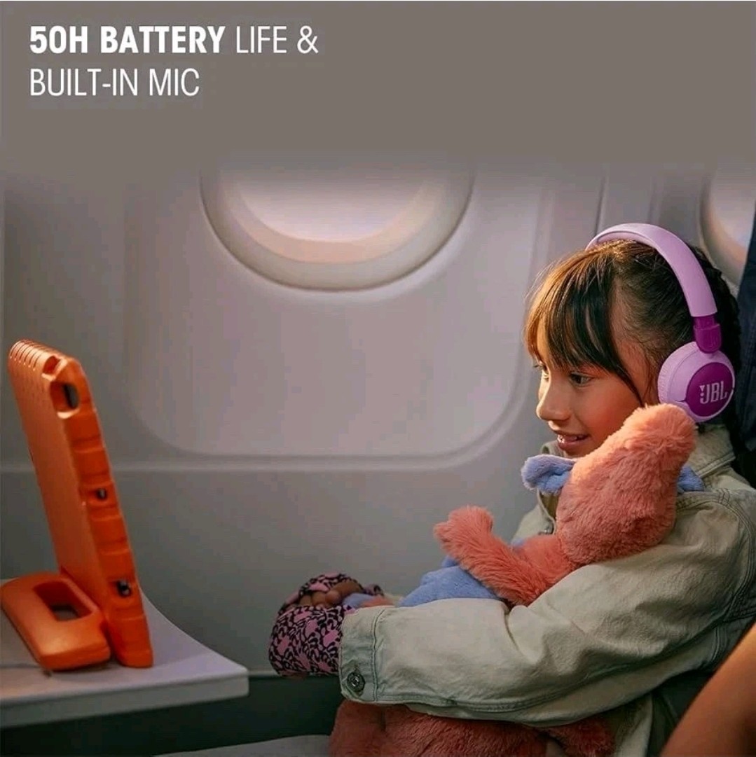 JBL Junior 320BT Kids Wireless Bluetooth On-Ear Kids Headphones -SEALED-Ret $45