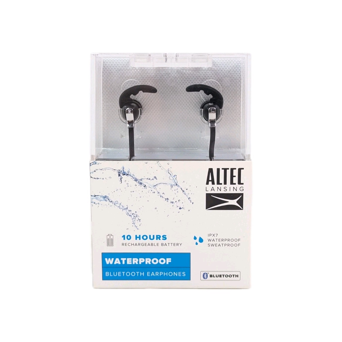 Altec Lansing Bluetooth Waterproof Sweatproof IPX7 10 Hours Playtime New
