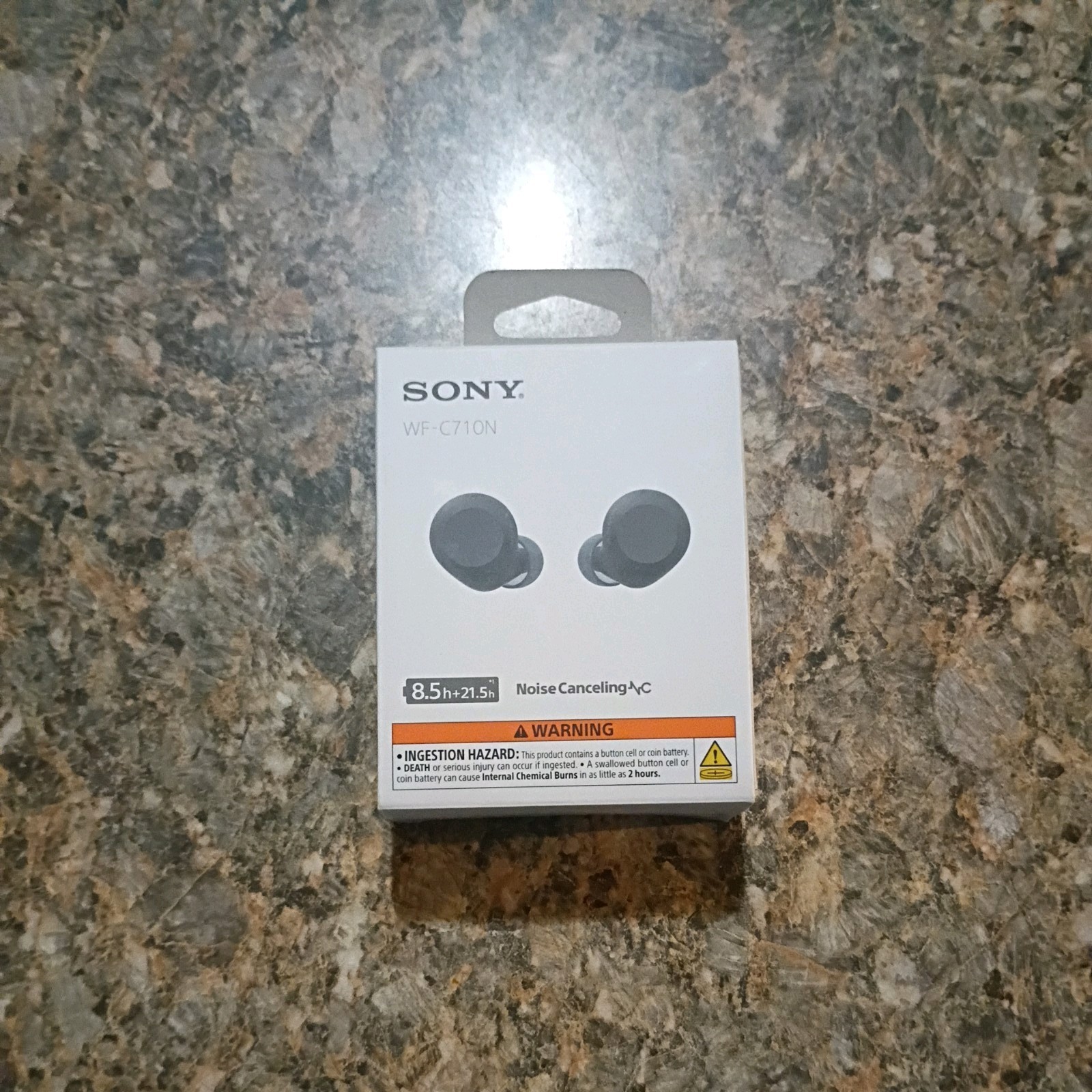 Sony WF-C710N Wireless Noise-Canceling Bluetooth Earbuds Black New
