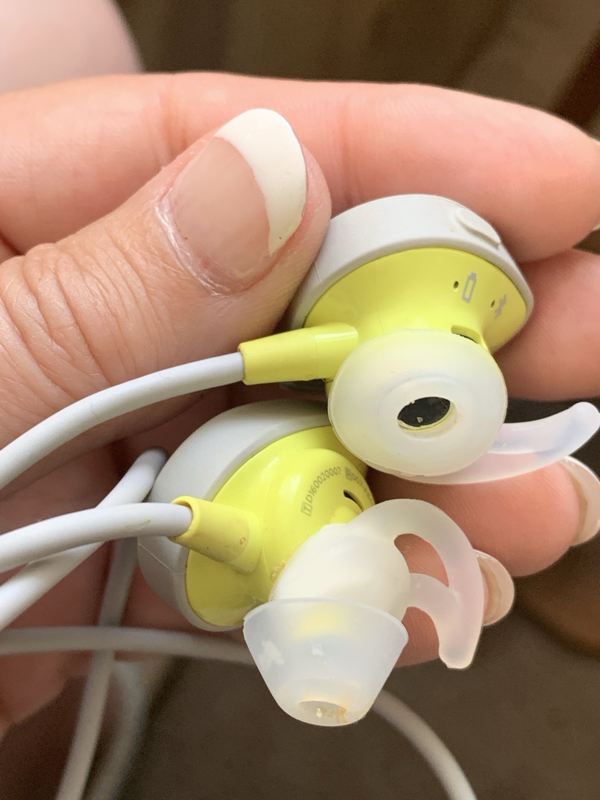 BOSE Sound Sport Wireless Earbuds Earphones & Apple Earpods LOT in Case No Cable