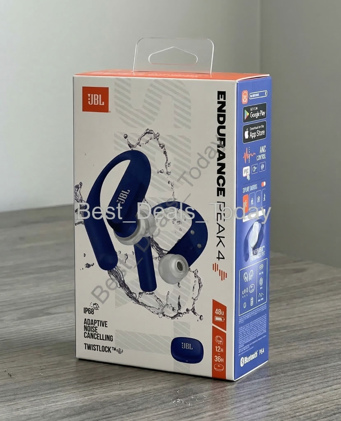 JBL Endurance Peak 4 True Wireless Sport Earbuds ANC Bluetooth Waterproof Peak4