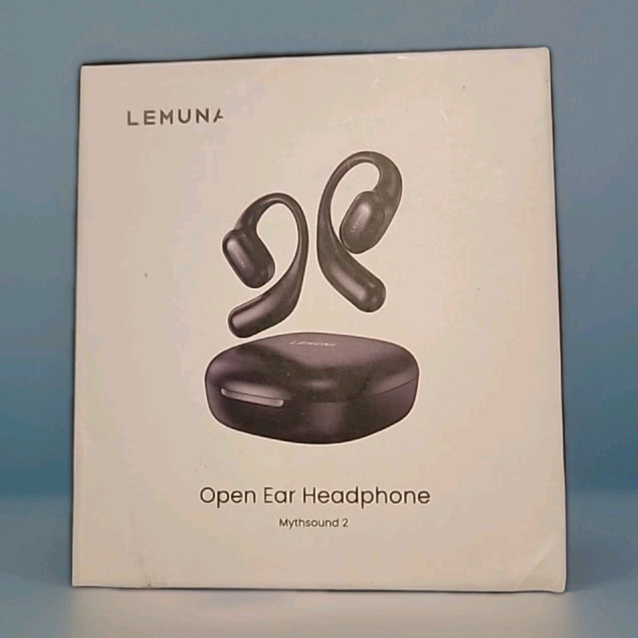 Lemuna Open Ear Headphone/White/ Wireless Mythsound 2 Bluetooth 10 Hours NIB