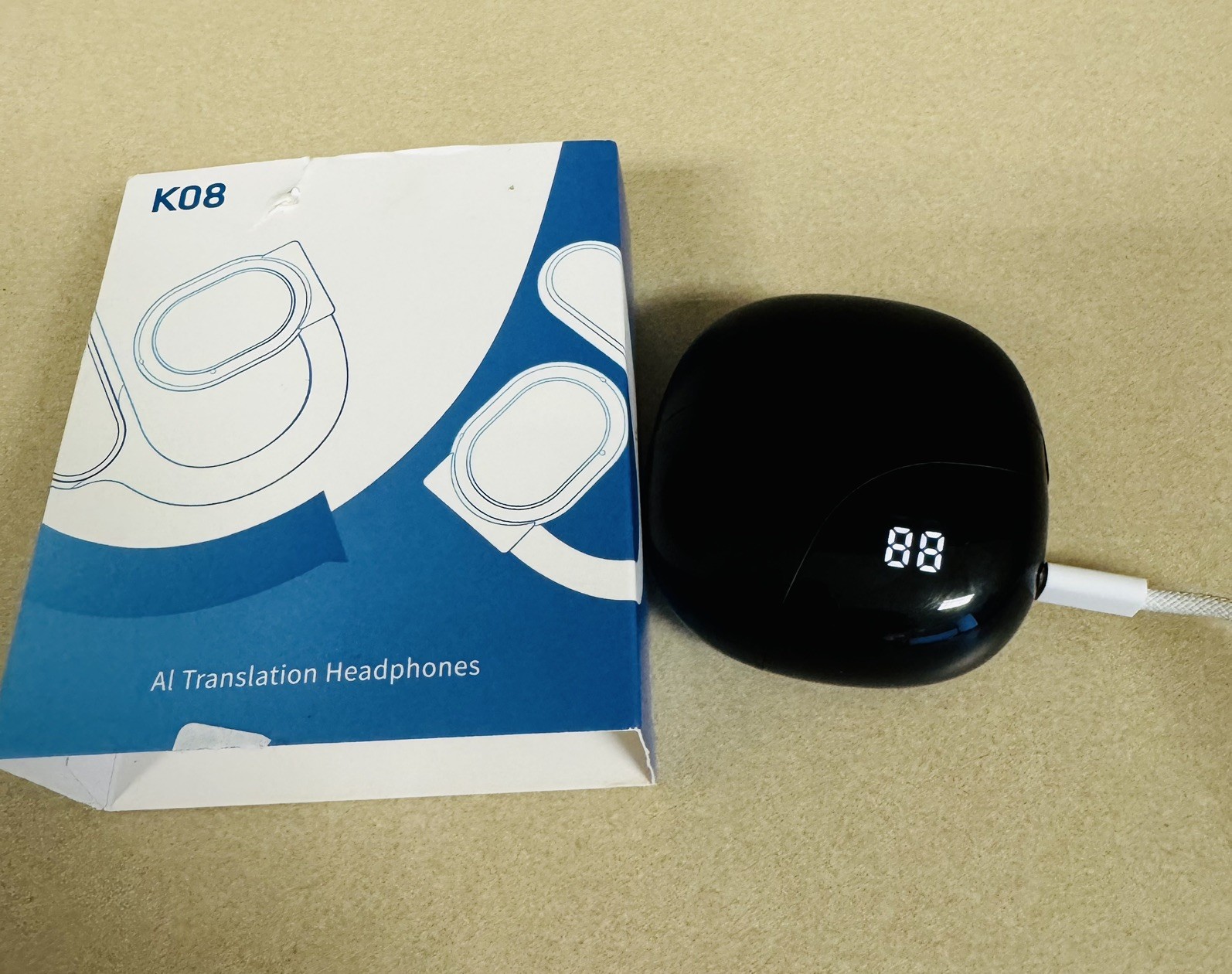 KO8 AI Translation Headphones AI-powered smart translator earbuds