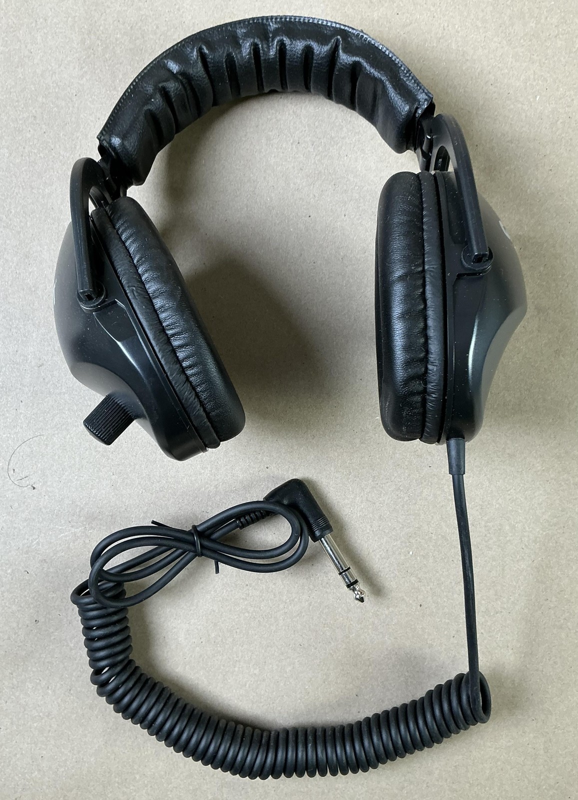 Garrett MS-2 Over Ear Headphones Black 1/4″ Jack Coiled Cable Metal Detecting