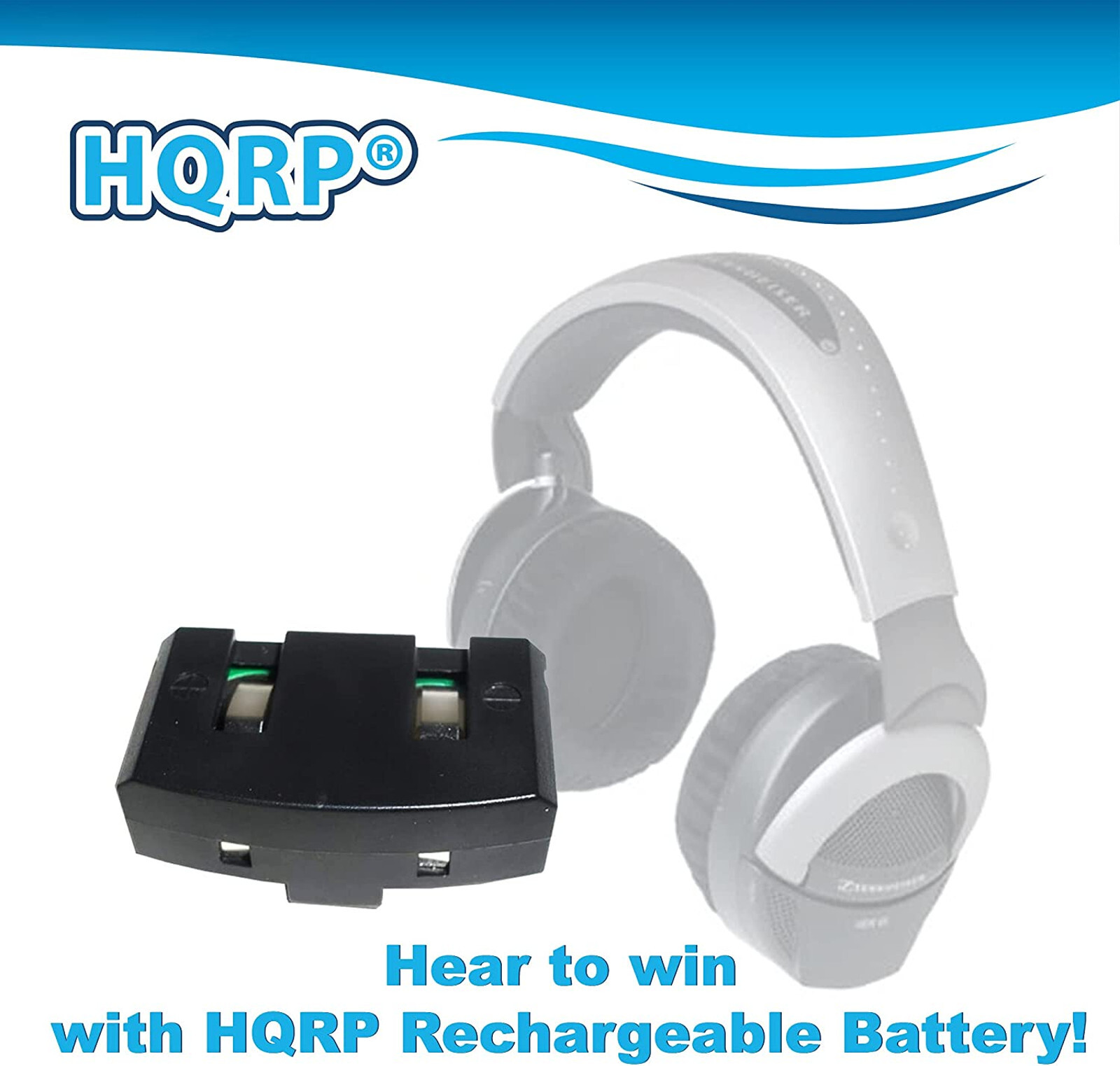 Battery for Sennheiser HD IS RI RR RS Set Series Headphones, BA150 BA151 BA152