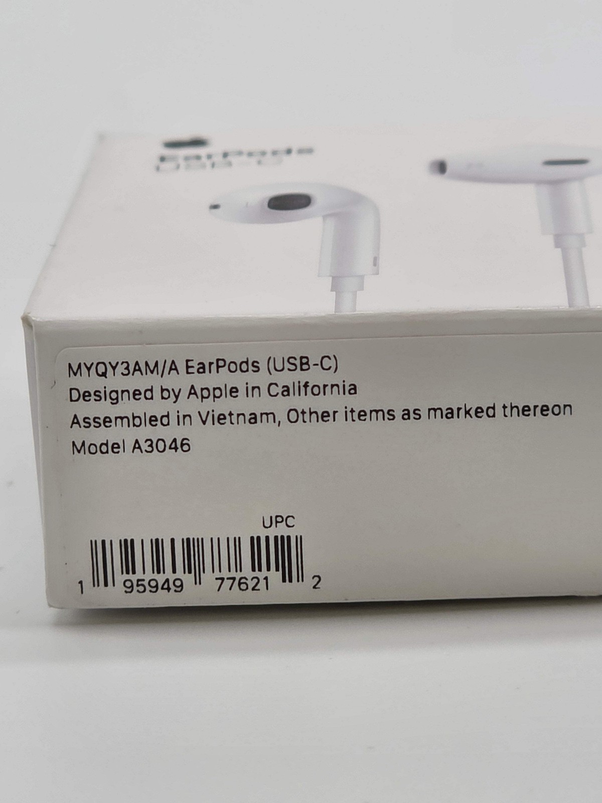 Apple EarPods USB-C A3046 MYQY3AM/A Wired Earbuds White
