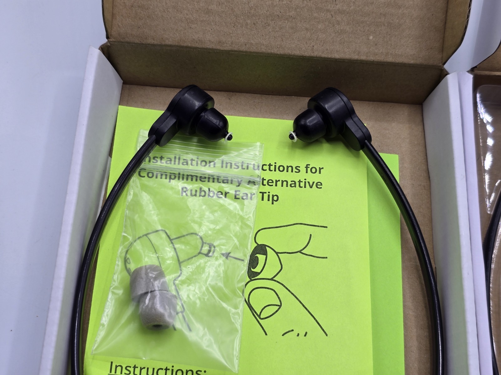 TV Ears Digital 5.0 Wireless Hearing System w/ 2 Headsets, Cables, Ear Tips Etc