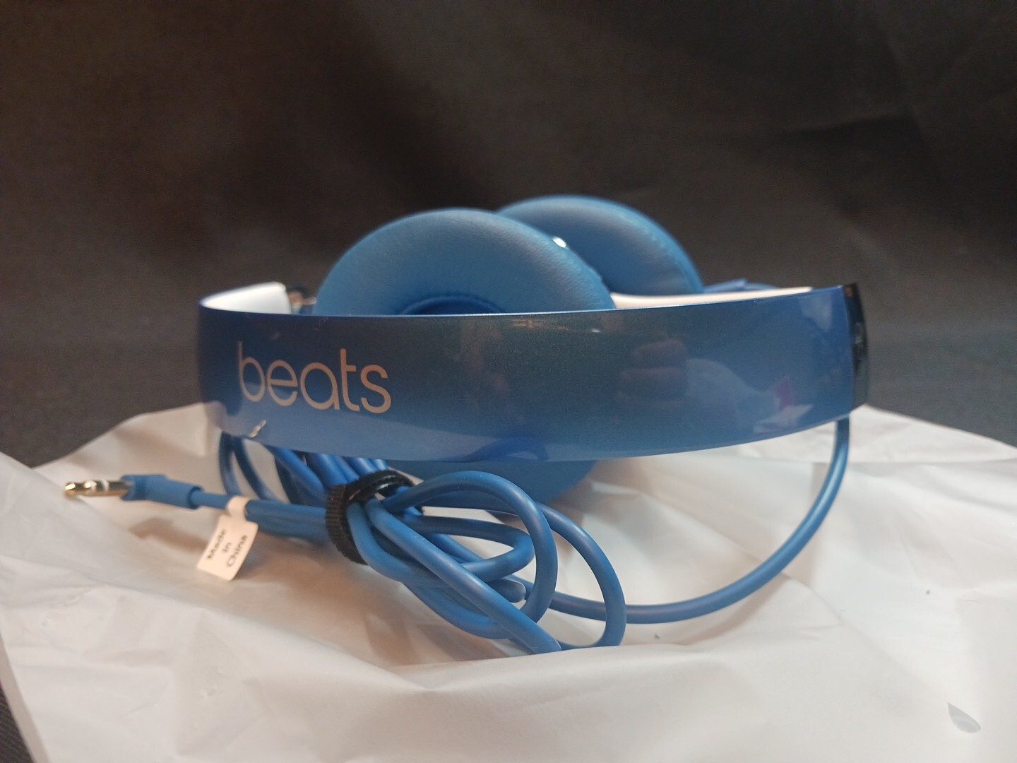 Beats by Dr. Dre Solo2 Wired on Ear Headphones – Metalic Blue NEW WITHOUT BOX!