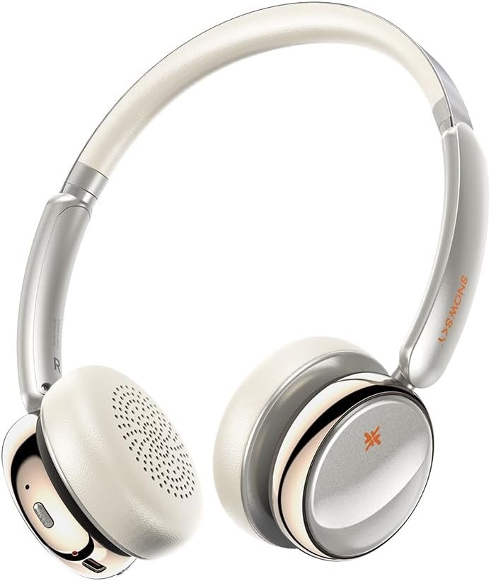 FiiO Anytime Active Noise Cancelling BT 5.4 Retro Headphones (Titanium Gold)