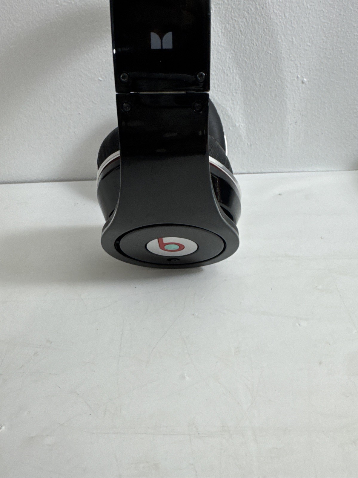 Beats by Dr. Dre Studio 1st Gen Black & Red Wired Headphones w/Case+Cords TESTED