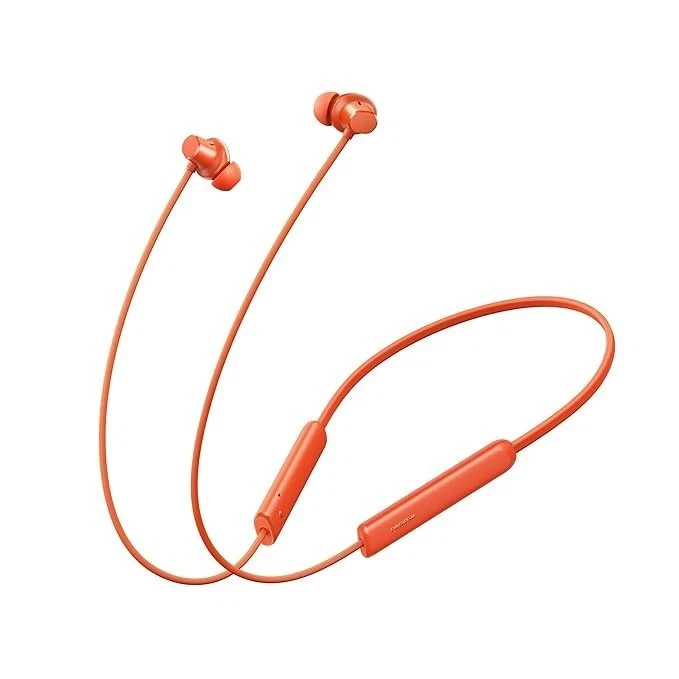 Realme Buds Wireless 5 Lite Neckband Earphones 35H Cyber Orange Fast Ship