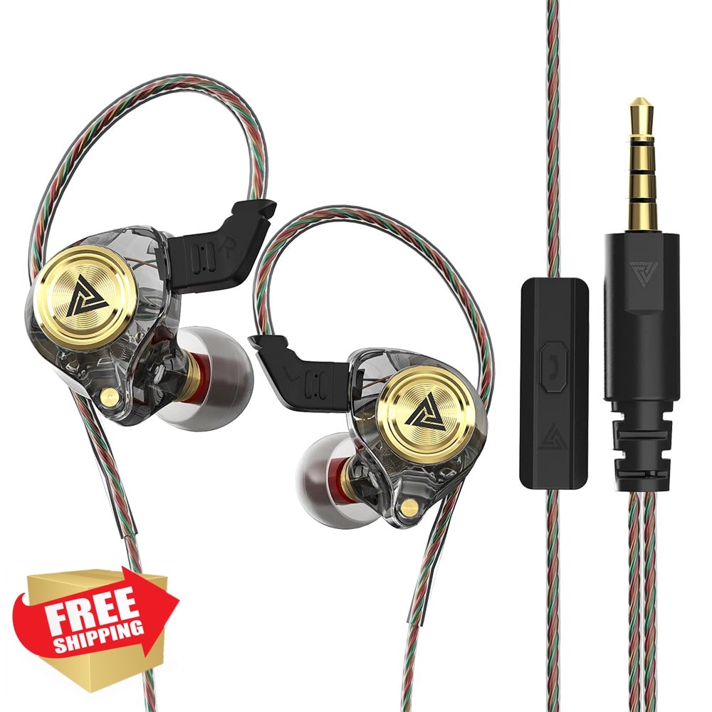 CNWUJASS AK3FILE Black wired earbuds 3.5mm mic