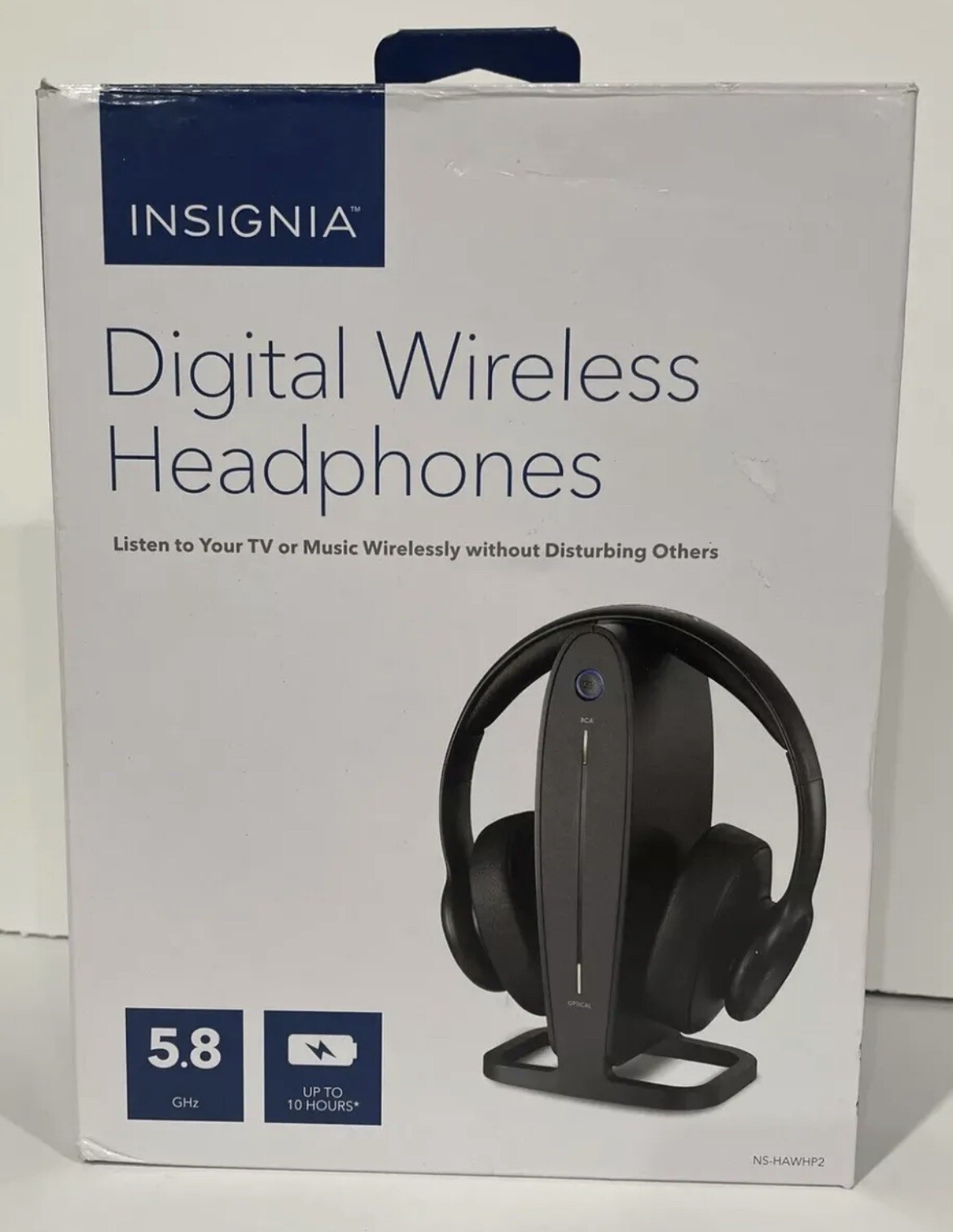 Insignia™ Digital Wireless Headphones 2.4 GHz Listen To Your Tv Or Music