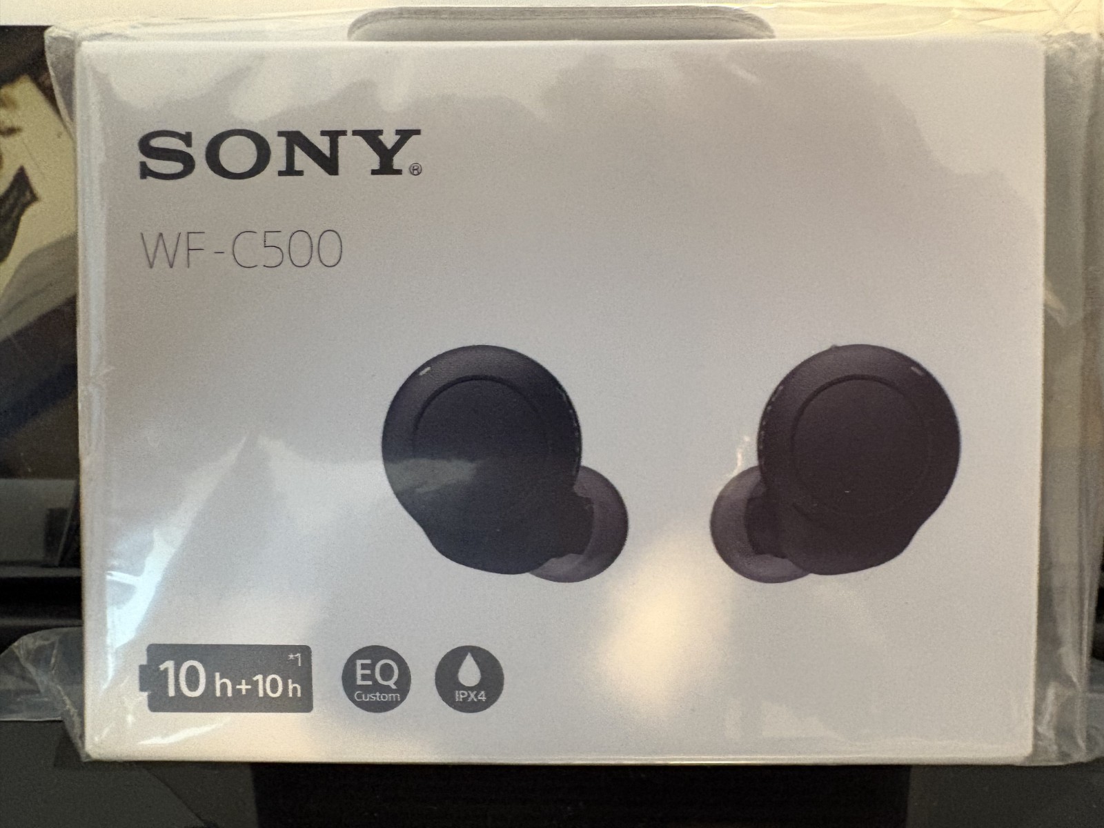 Sony WF-C500 Truly Wireless In-Ear Bluetooth Headphones – Black [CB232]