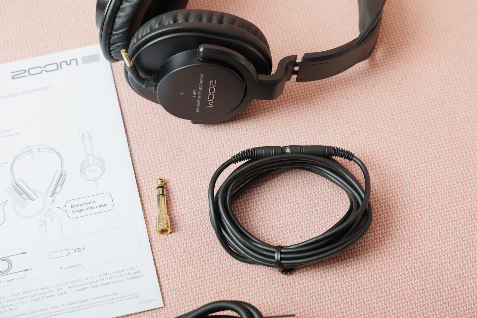 Zoom Zhp-1 Studio Monitor Headphones