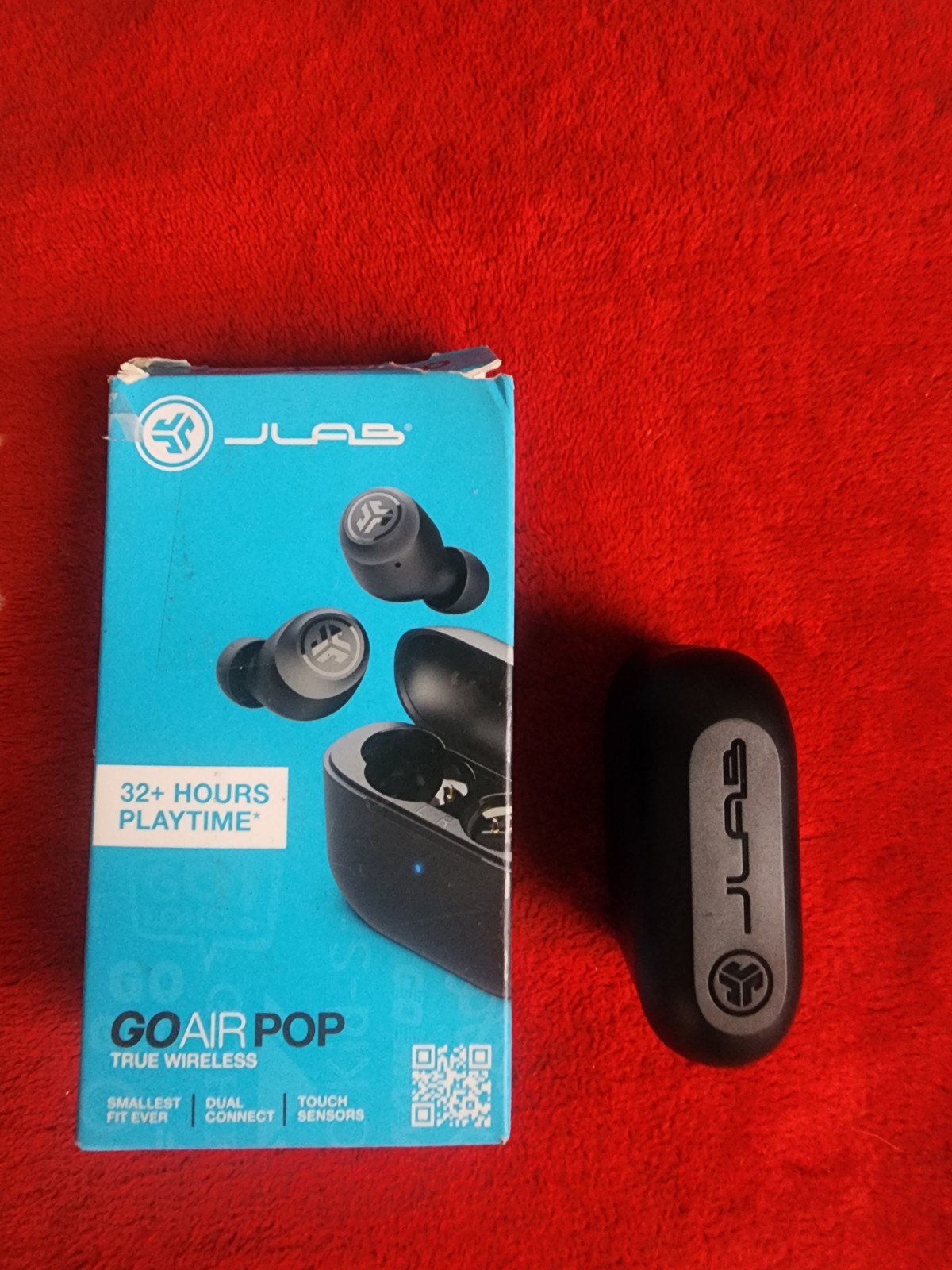 JLab – GO Air POP True Wireless In-Ear Headphones – Black