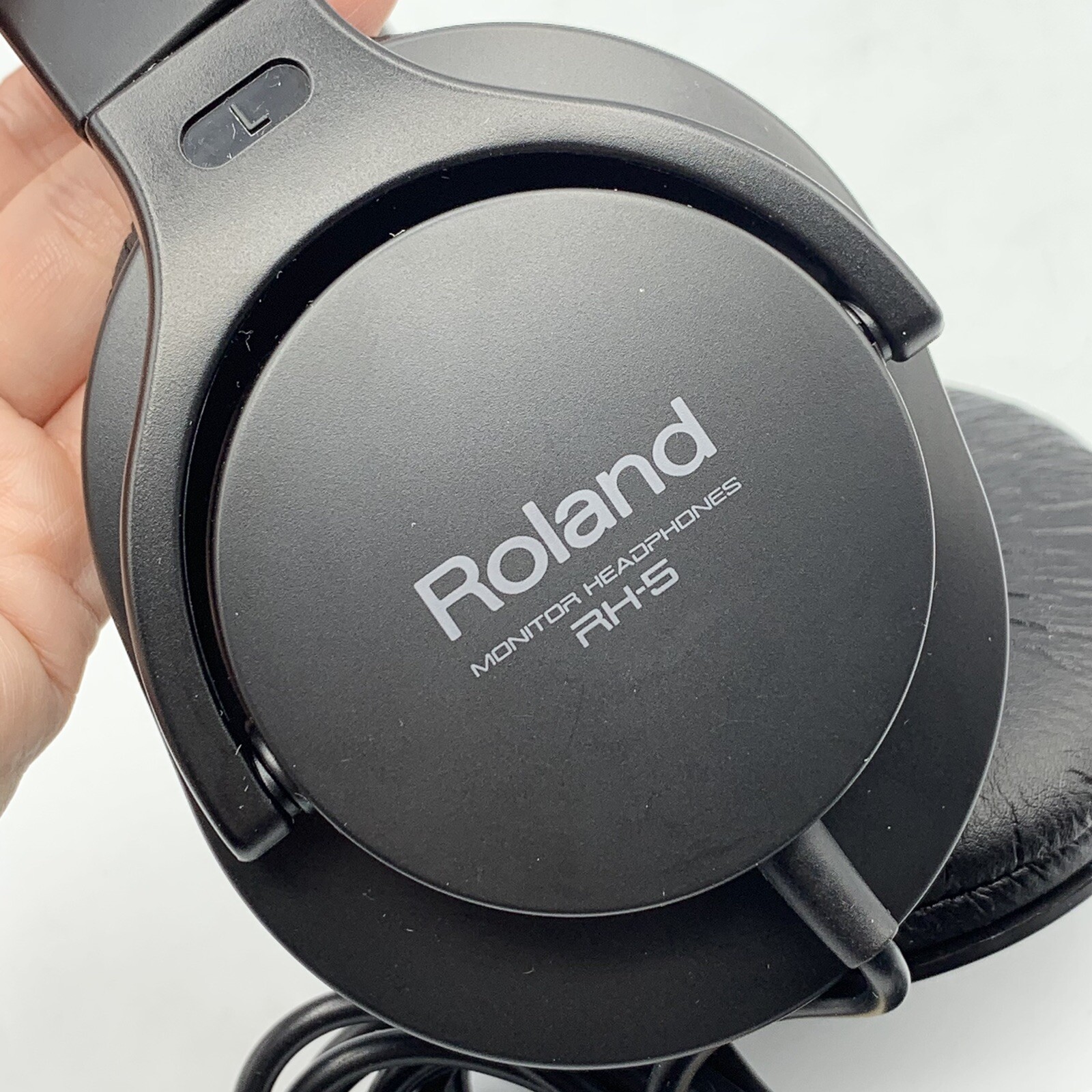 Roland RH-5 Headphones Studio Monitor Music Audio Black 3.5mm Wired Tested