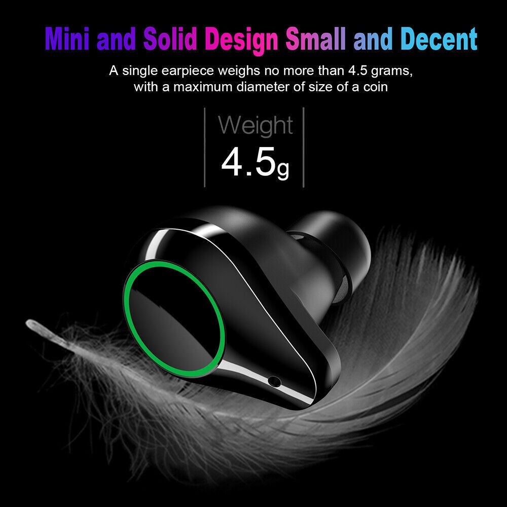 Bluetooth Earphone Wireless Earbuds Headphones Headset for iPhone Cell Phone