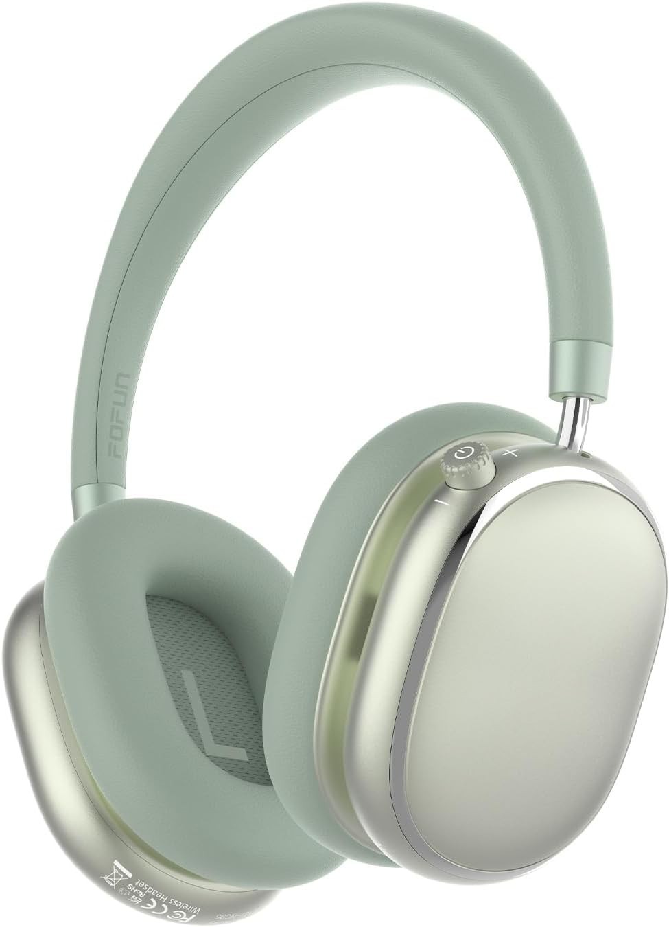 Comfort Fit Over Ear Headphones – 120H Battery Life, Smart Noise Cancellation
