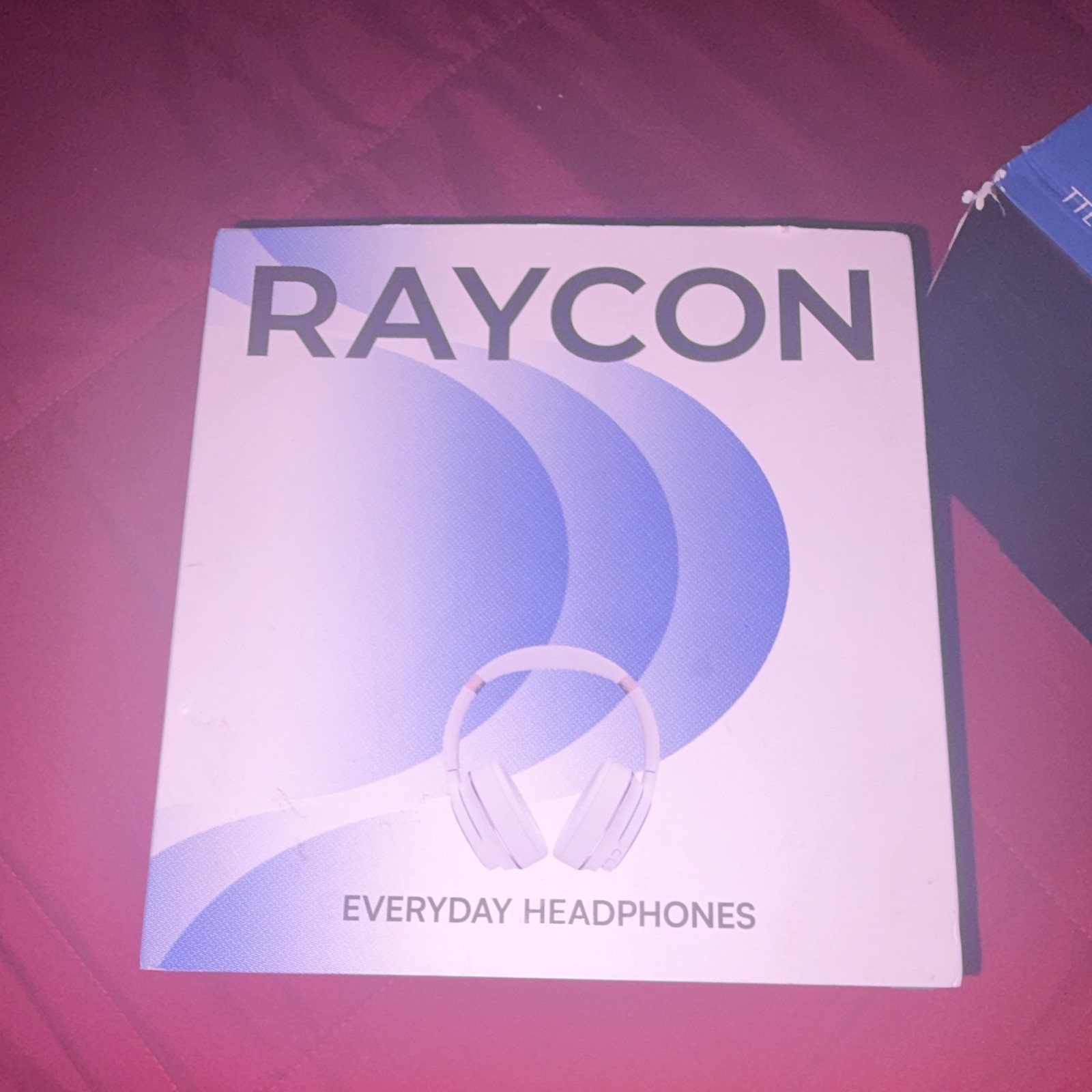 Raycon Everyday Headphones Over-Ear Active Noise Cancelling Bluetooth White