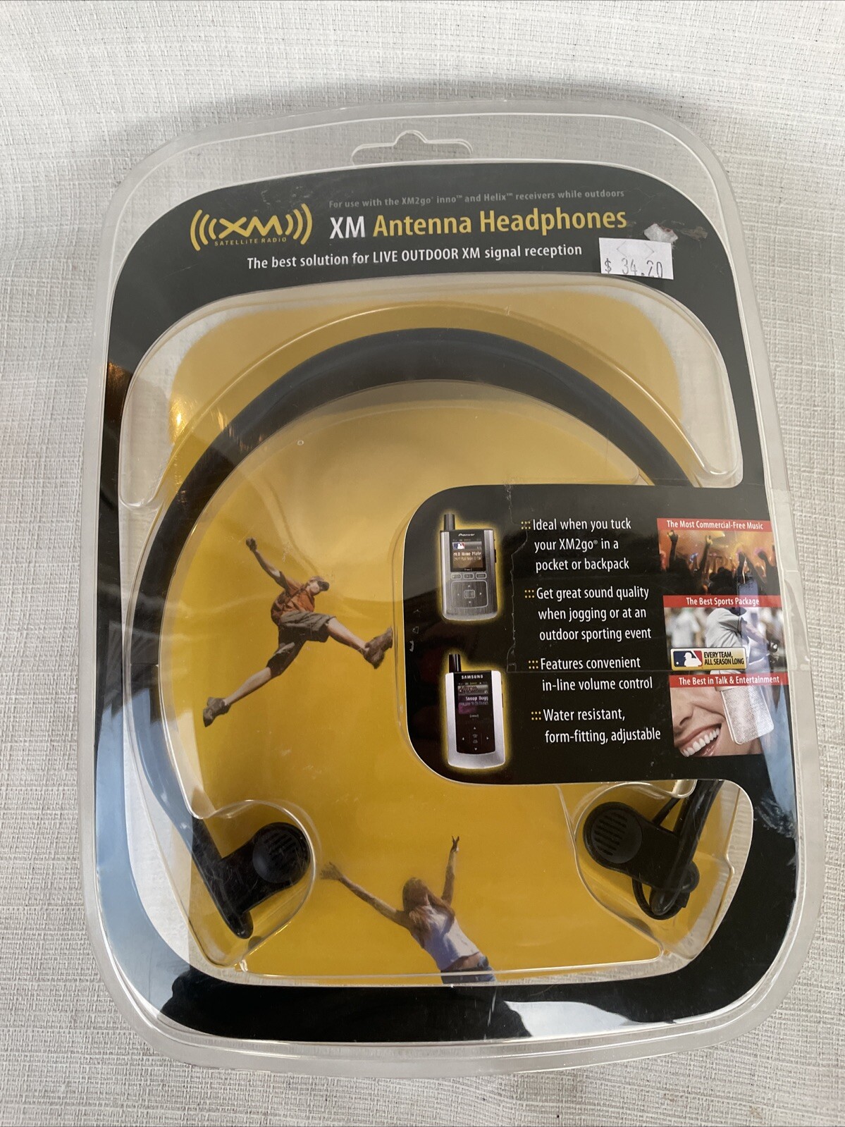 NOS Belkin F5X002 XM Satellite Radio Antenna Headphones XM2go & Helix NEW Sealed