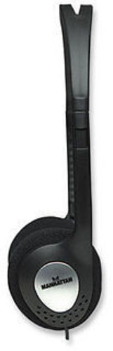Lightweight Stereo Headphones w/ Long 6.5ft. Cable 3.5mm Plug – Manhattan 177481