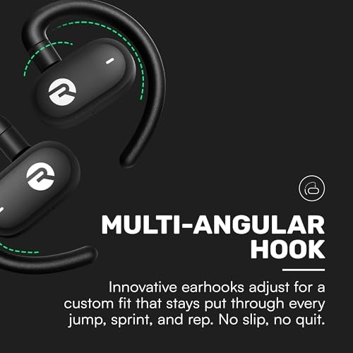 Fitness Open Ear Earbuds – Wirelesstooth – Blue Headphones
