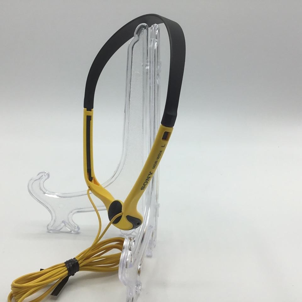 Sony Sports Lightweight Vertical Wired Headphones – Yellow (MDR-W014)