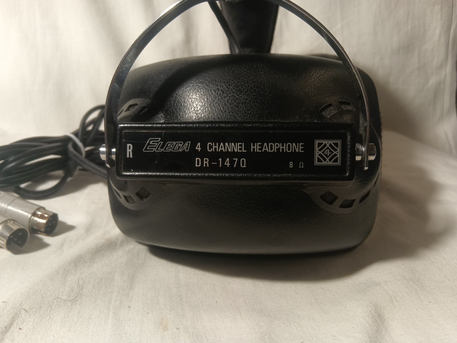 Elega DR-1470 4 Channel Headphones Quadraphonic Headphones Vintage Excellent Condition